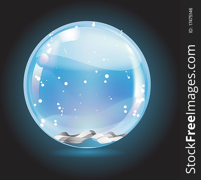 Christmas Crystal Snow Ball