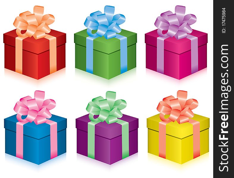 Colorful gift boxes