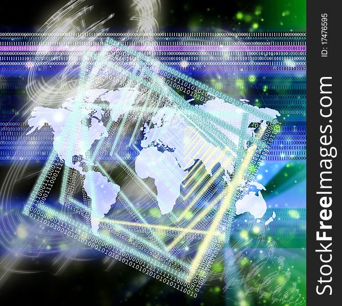 Development of the highest world the Internet of technologies. Development of the highest world the Internet of technologies