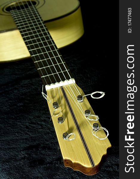 The classical guitar handmade