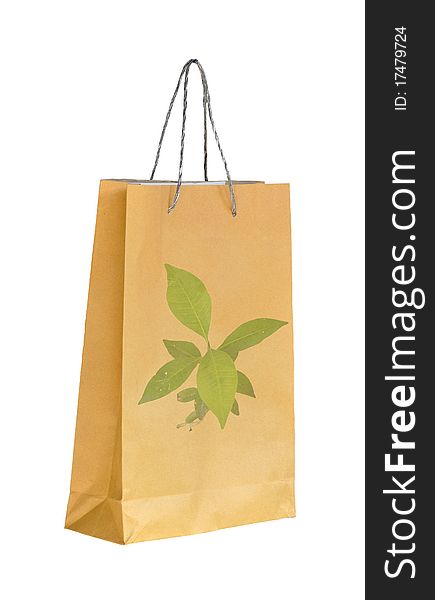 Concept Picture Of Recycle Paper Bag