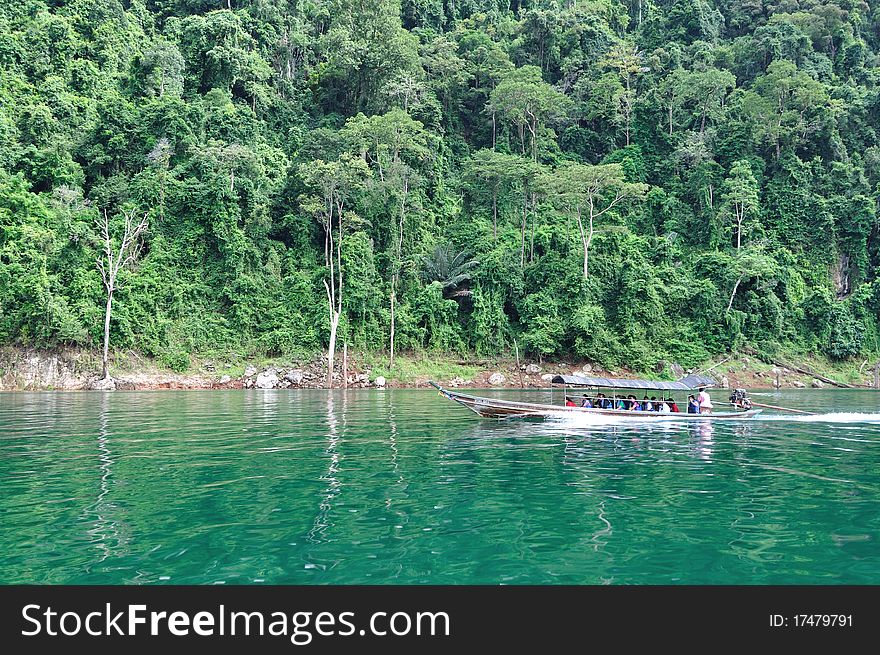 Long Tailed Boat Cruise On Lake