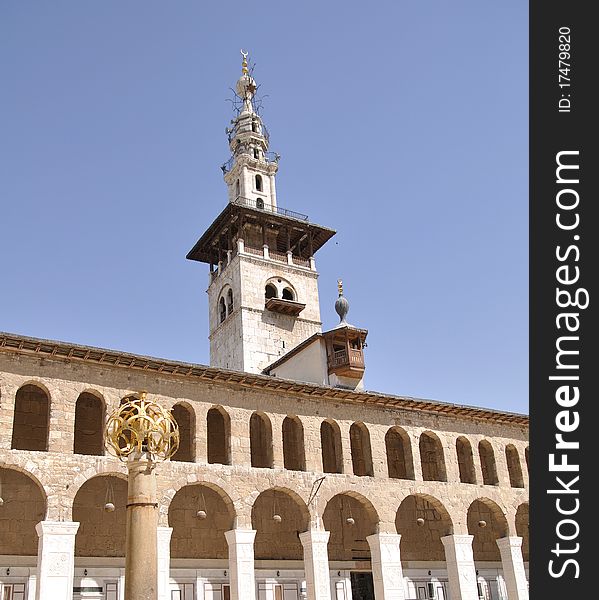 Umayyad Mosque in Damascus old town, Syria.