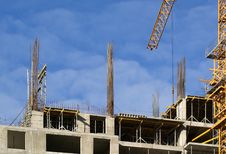 Building Crane Royalty Free Stock Photography Building Crane Royalty Free Stock Photography