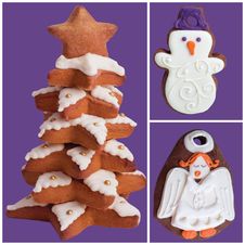Gingerbread Cookies. Isolated Royalty Free Stock Photo Gingerbread Cookies. Isolated Royalty Free Stock Photo
