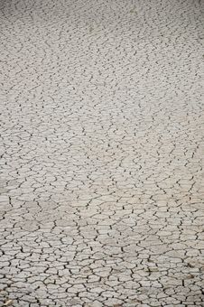 Cracked And Dry Earth In The Desert Stock Photo