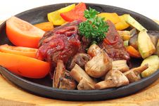 Stew With Vegetables And Mushrooms Stock Image Stew With Vegetables And Mushrooms Stock Image