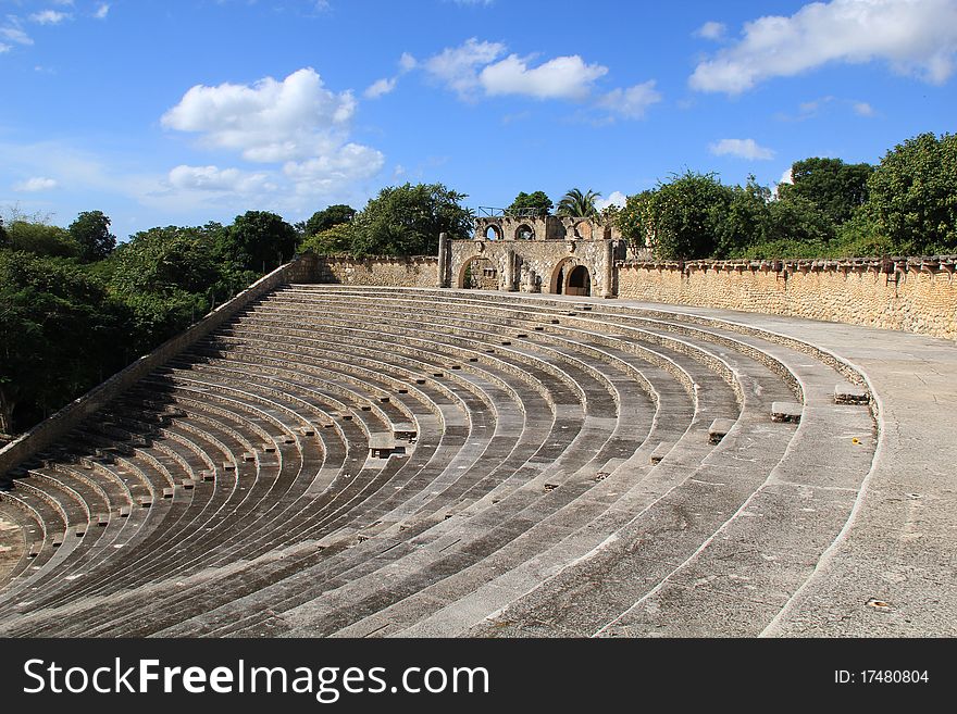 Large amphitheater in Dominican Republic