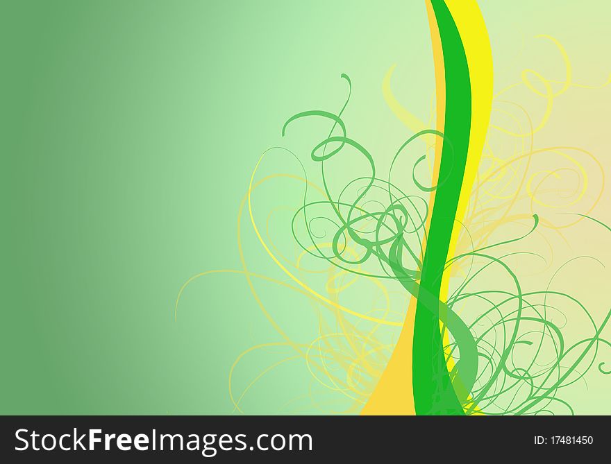 A background border featuring white flower blossoms and vines with texture in green. A background border featuring white flower blossoms and vines with texture in green