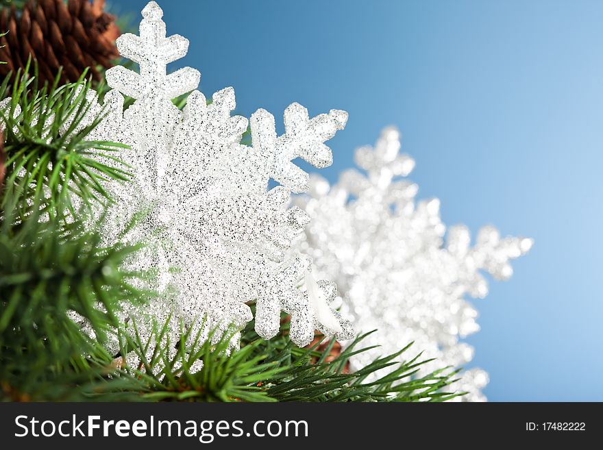 Christmas Tree With Snowflake