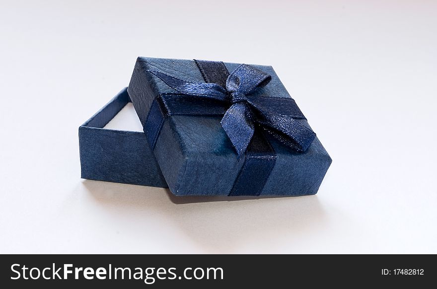 Gift box blu for feasts