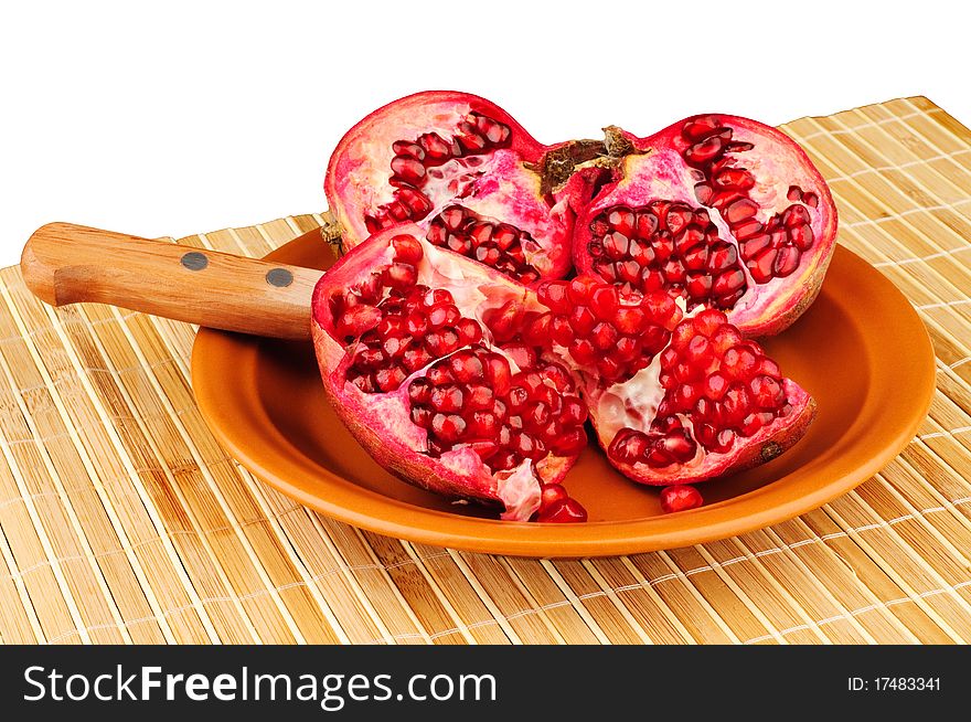 Pomegranate On The Table