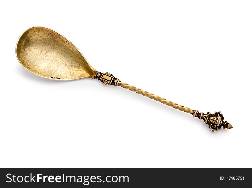 Antique Golden Tablespoon