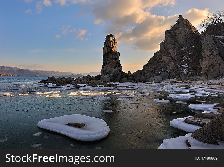 Seascape. Far East of Russia. Japan Sea. Seascape. Far East of Russia. Japan Sea.