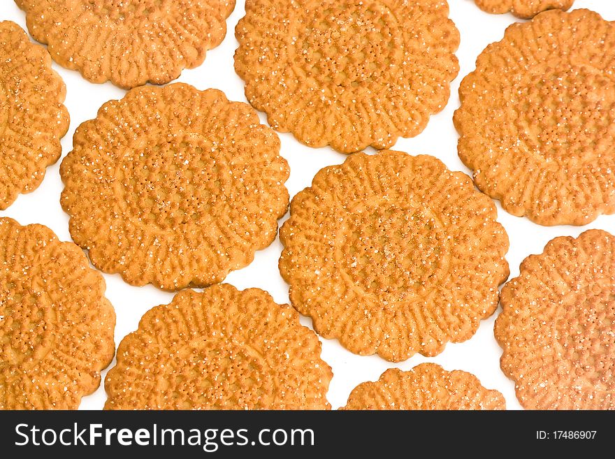 The Image Of Round Cookies