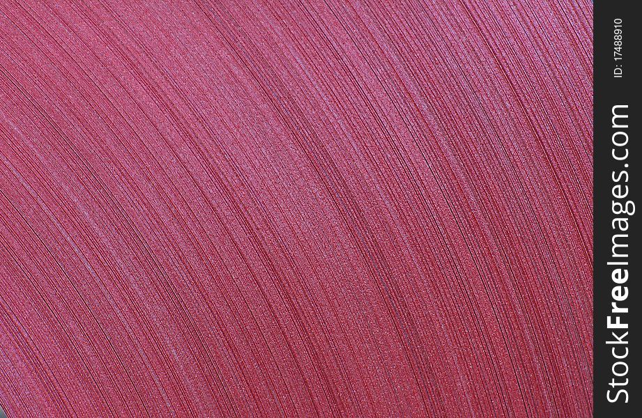 Close up red edge of matal sheet