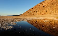Pond At Badwater Royalty Free Stock Images Pond At Badwater Royalty Free Stock Images