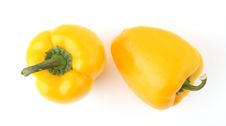 Sweet Bell Pepper, Isolated Royalty Free Stock Images