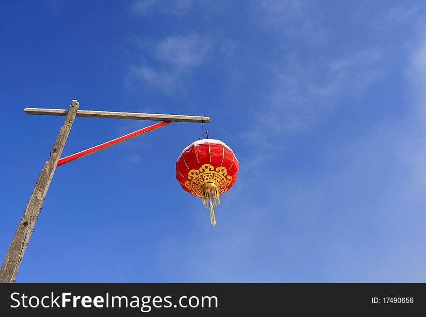 Every festive and celebration of day, Chinese will hang red lantern. Every festive and celebration of day, Chinese will hang red lantern