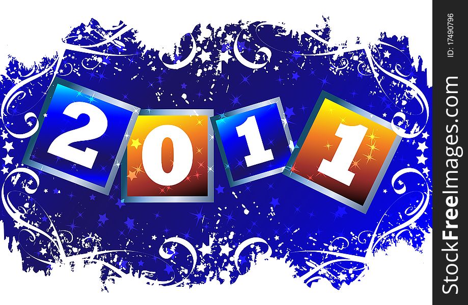 Abstract Background With New Year S Toys