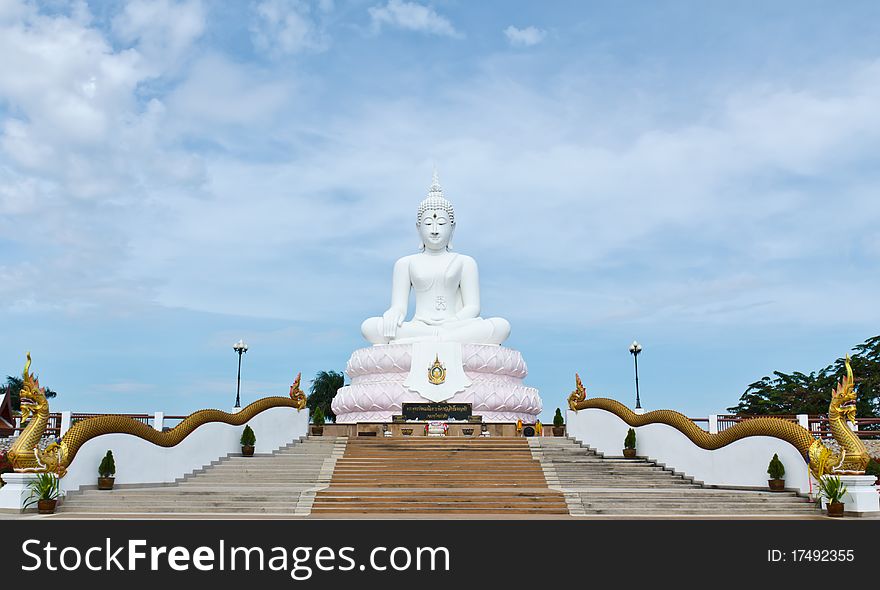 Big buddha sculpture in Thailand