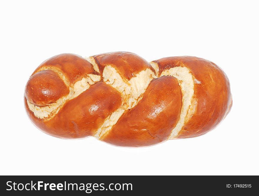A stress bread with the white background