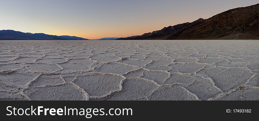 Polygon salt pans panoramic