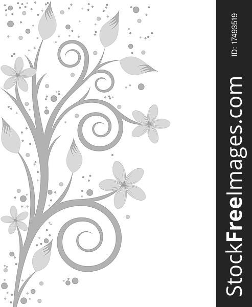 Background with floral ornament for Your design. Background with floral ornament for Your design