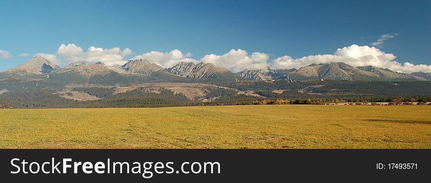 Mountains - High Tatras in the Slovak republic