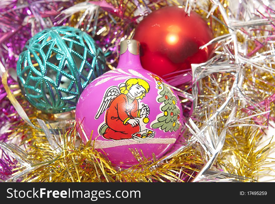 Christmas ornament with picture from Bible