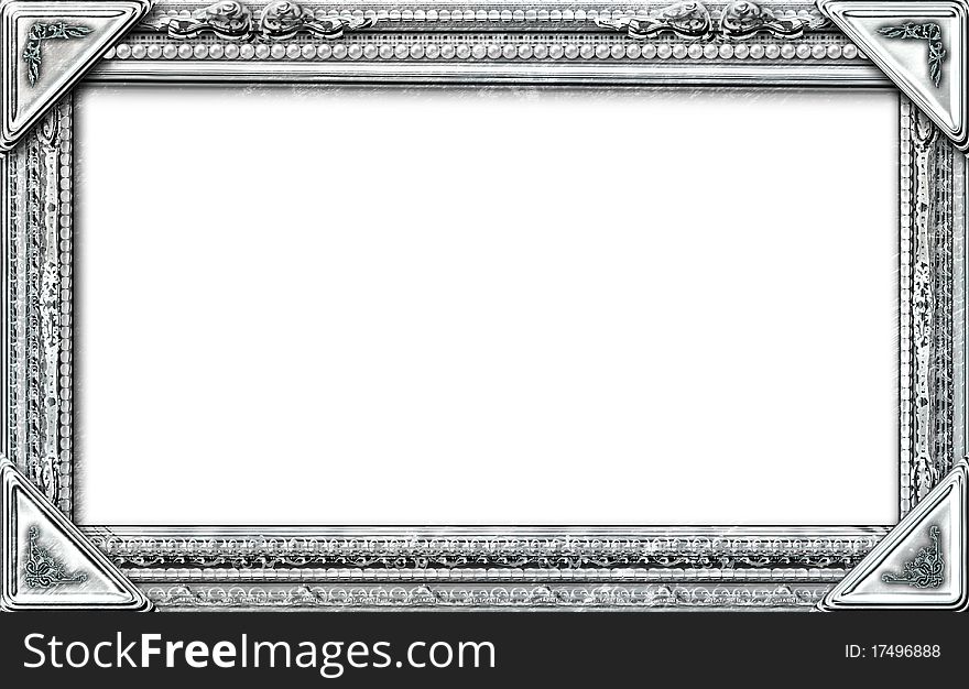 Monogram photo frame for web or desktop