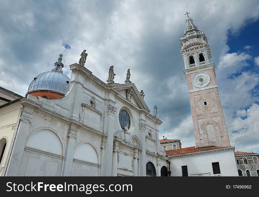 The church Santa Maria Formosa (campanile di Santa Maria Formosa) in Venice, Italy. The church Santa Maria Formosa (campanile di Santa Maria Formosa) in Venice, Italy.