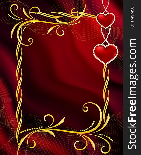 Background by the Valentine s day