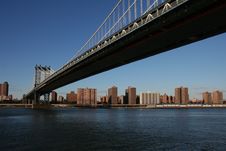 Manhattan Bridge In NYC Royalty Free Stock Image Manhattan Bridge In NYC Royalty Free Stock Image