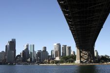 Under The Sydney Harbour Bridge Royalty Free Stock Photography Under The Sydney Harbour Bridge Royalty Free Stock Photography
