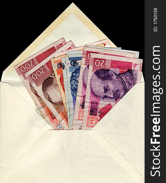 Money in envelope (bribe money)