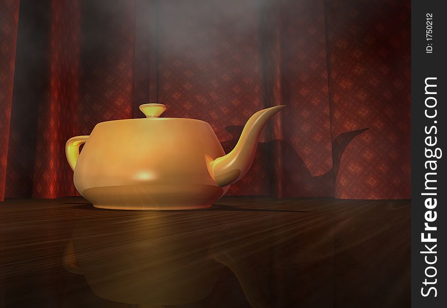 Teapot 3D Render