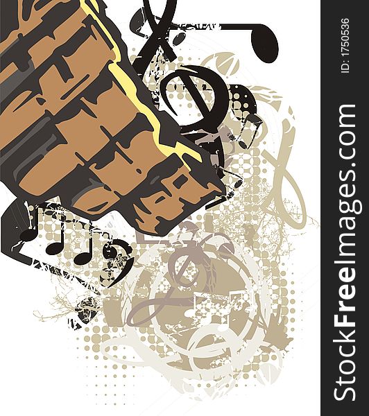 Musical Background in Grunge Style. Check my portfolio for much more of this series as well as many more similar and other great vector items. Musical Background in Grunge Style. Check my portfolio for much more of this series as well as many more similar and other great vector items.