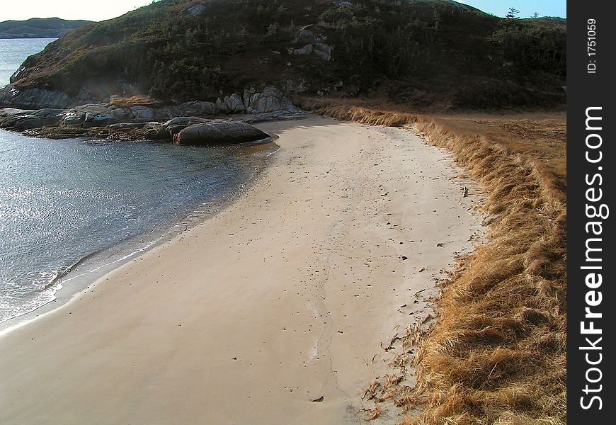 A small beach on the southern coast of newfoundland canada. A small beach on the southern coast of newfoundland canada