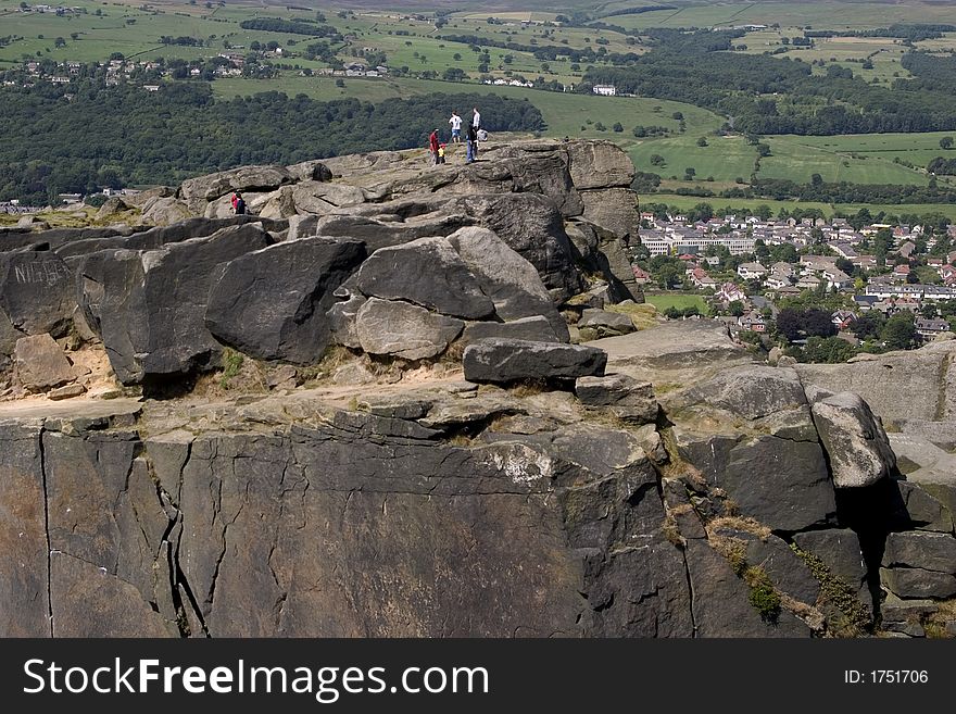 Cow and Calf Rocks Ilkley