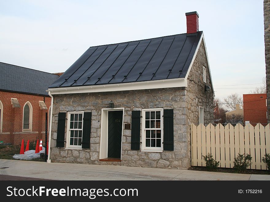 Gray Stone Historic Home located in Winchester, VA once Frederick's Town.