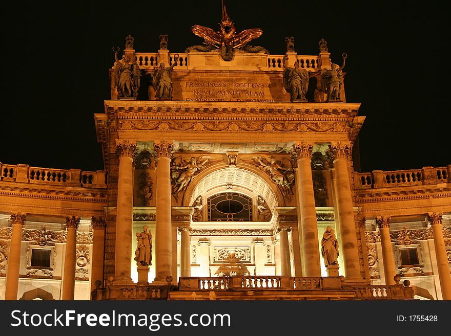 Night scene from wien city. Night scene from wien city