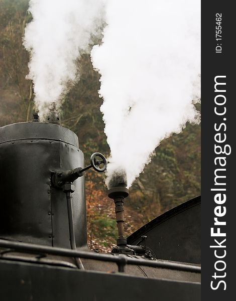 Steam horn from an old working locomotive