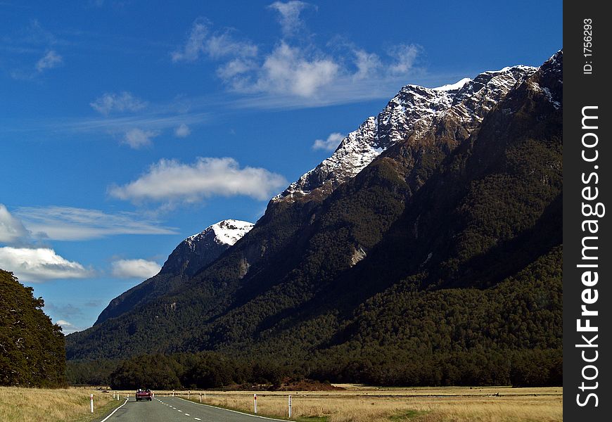 2006 Classic car touring new Zealand South Island