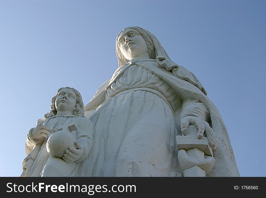 Statue Of  Notre-Dame De L EspÃ©rance