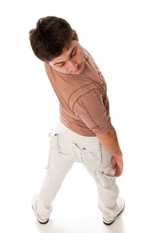 Attractive Young Casual Guy Royalty Free Stock Photography Attractive Young Casual Guy Royalty Free Stock Photography