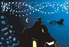 Holiday Background For Christmas Card Royalty Free Stock Images Holiday Background For Christmas Card Royalty Free Stock Images