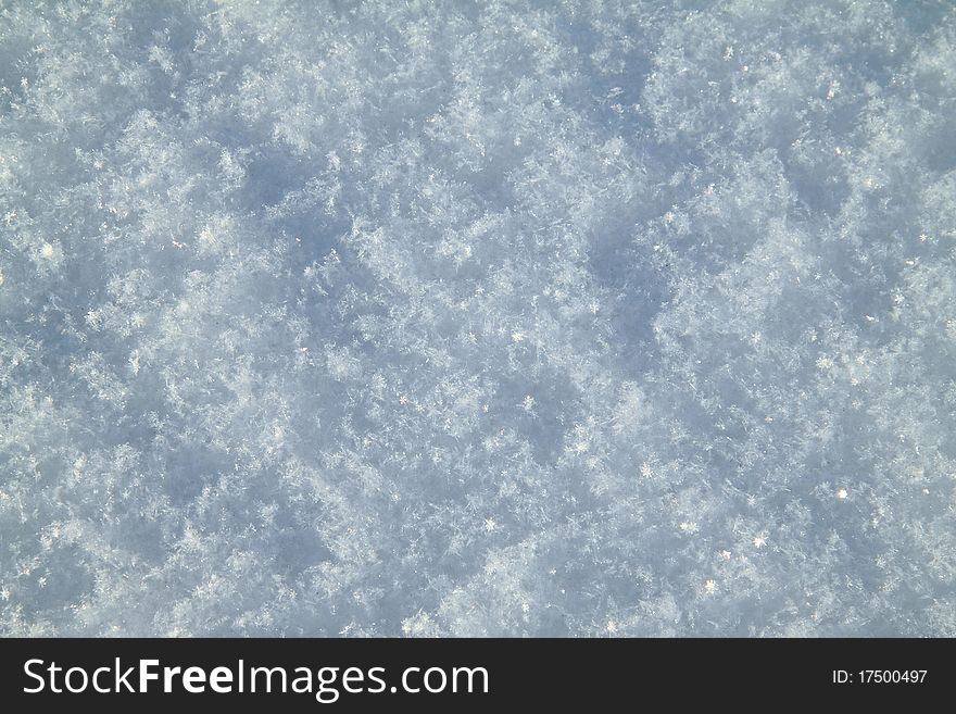 White homogeneous background from a snow. White homogeneous background from a snow