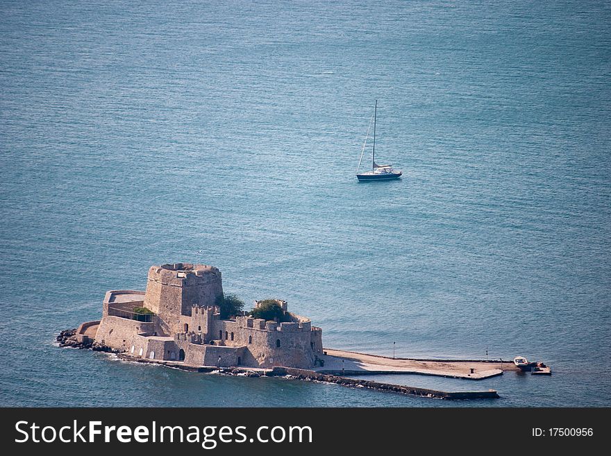 Nafplio bay fortress