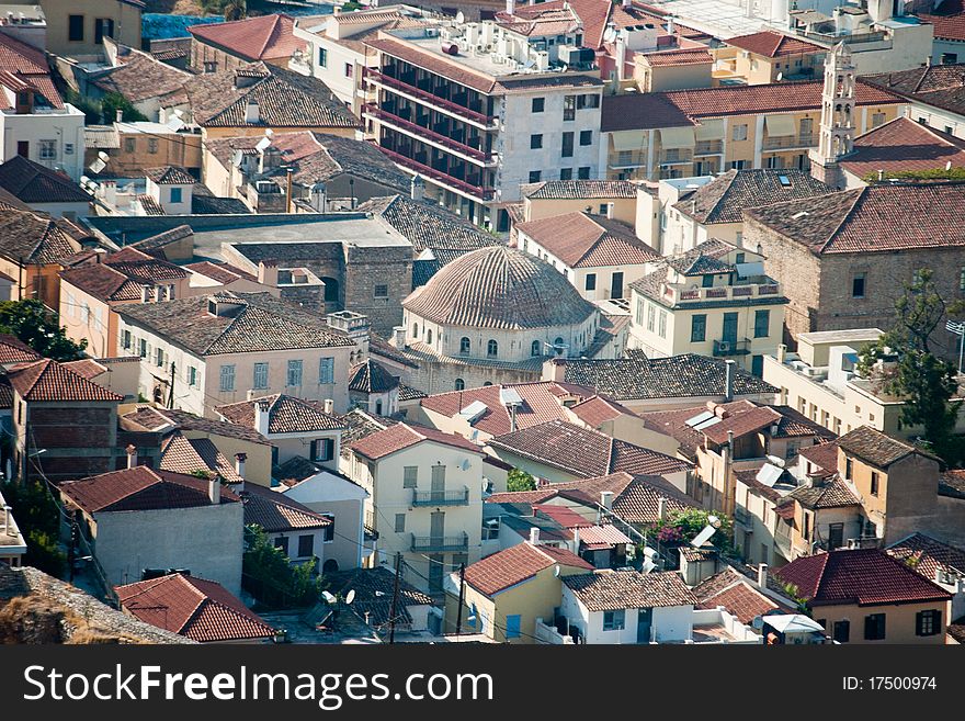 Downtown of Nafplio city, Peloponnese Greece